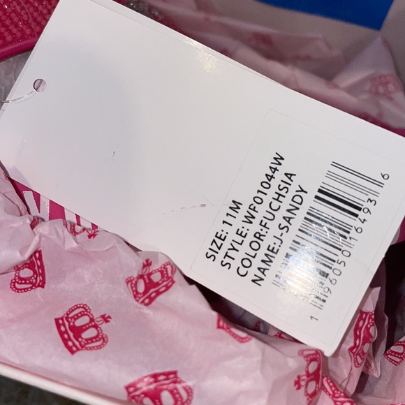 JUICY COUTURE  slipper, black or pink your choice NWT & BOX - Picture 10 of 13